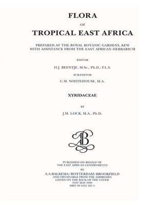 cover image of Flora of Tropical East Africa--Xyridaceae (1999)